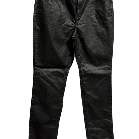 Chicos Black Shimmer Pants - Picture 2 of 7